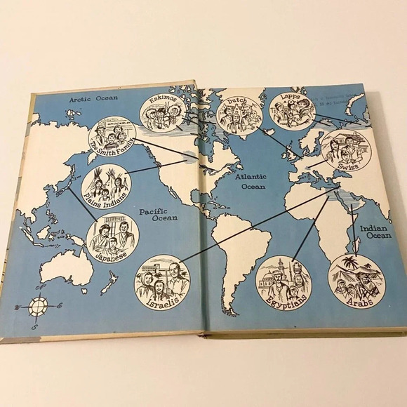 Vintage 1962 The Little World  on Maple Street Book Ex Library Book Hardcover - Picture 5 of 14
